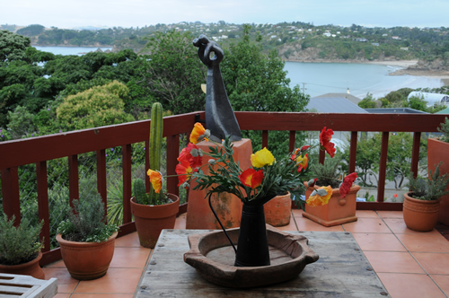 Deck views over Oneroa Bay